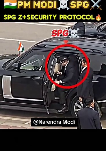 Prime Minister Narendra Modi's SPG Commando Security Protocols