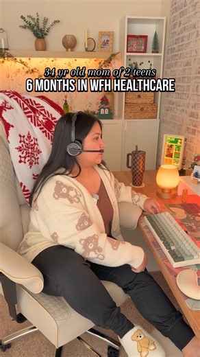 Amy ✿ M A M A┃lifestyle chaos on Instagram: "Today marks 6 months of experience in healthcare for me 🥹 honestly it FLEW by, and I’ve learned so much in such a short period of time. I know call center work is rough and not always pleasant but I’ve worked remotely on phones for a major phone company and the largest online retailer…and I absolutely love the work I do now compared to those other roles. Can’t wait to see where I’m at on my 1 year mark! 🥰 #cozydesksetup #wahmlife #wfhmom #cometowork