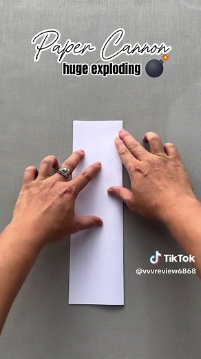 How to Make a Huge Exploding Paper Cannon