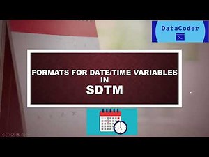 SDTM Datetime representation