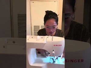 First testing of my brand new sewing Machine Singer M3220