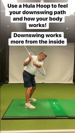 Fix Club Path with the Hula Hoop Drill #GolfTips #GolfSwing