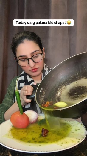Delicious Saag Pakora Bid Chapati Recipe