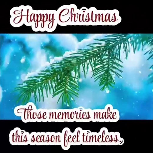 Merry Christmas My Special Friend – A Thoughtful Video Message