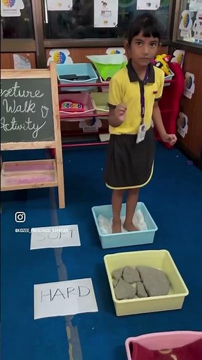 Barefoot sensory walk Activity//outdoor Activity for kindergarten kids/