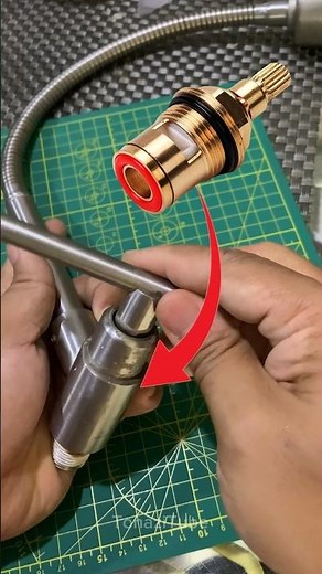 How to Replace Kitchen Faucet Valve #kitchenfaucet #shorts