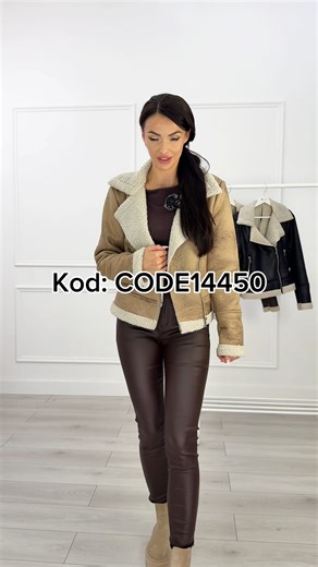 46 reactions · 10 comments | Kolejna nowość u Nas! Modny krótki kożuszek na promocji 20% !  Teraz za 131,99 - z kodem: CODE14450 https://modnakiecka.pl/pl/searchquery/14450/1/phot/5?url=14450 | ModnaKiecka.pl | Facebook