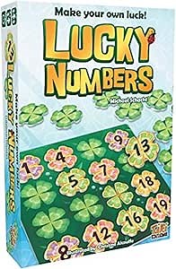 Lucky Numbers - Be First to Complete Your Garden; 1 Rule - Numbers in Each Row & Each Column Must be Arranged in Ascending Order; Draw, Place or Swap Clovers, 1-4 Players, 20 min, 8+