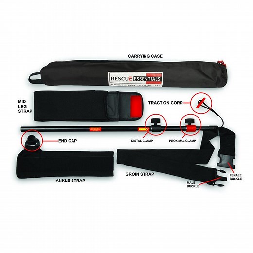 Slishman Traction Splint (STS) - Carleton Rescue Equipment Ltd