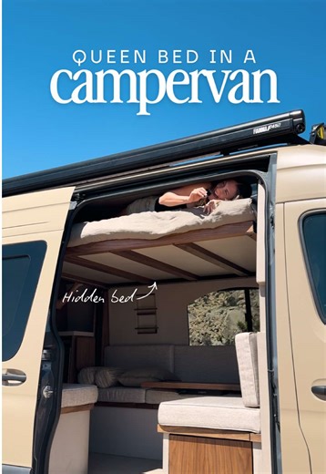Maximize Van Space with Ceiling Bed Systems