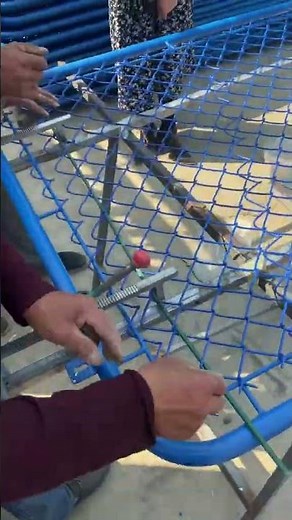 Chain Link Fence Installation Process | Satisfying Fence Factory Work