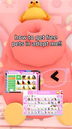 How to get free pets in adopt me!! 🍡💞 #adoptme #freepetsadoptme