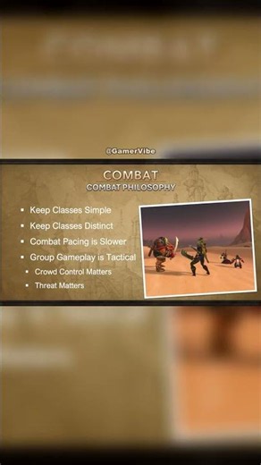 WoW Forever combat philosophy: classes stay simple and distinct, slower pacing, crowd control and th