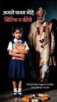 Shocking Reality of Child Marriage in India 🚨