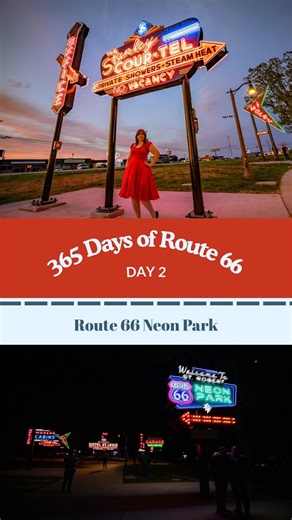 Route 66 Road Map | Route 66 Neon Park in St. Robert, Missouri, brings vintage neon signs from Missouri’s stretch of Route 66 back to life, glowing just like... | Instagram