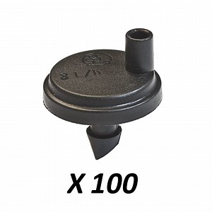 ANTELCO 8 LPH BUTTON DRIPPER – 100 PACK