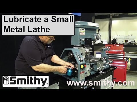 How to Lubricate a Small Metal Lathe - Shown on the Granite 3-in-1 Machine