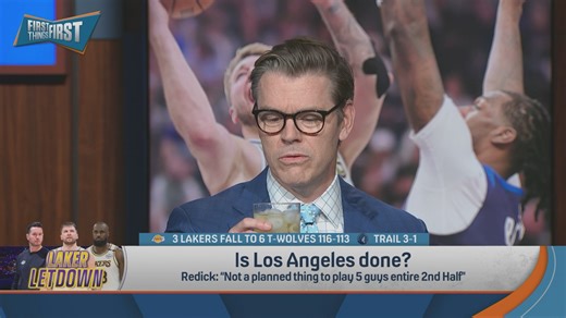 72K views · 556 reactions | The gentleman has entered the chat for Lakers vs. Timberwolves 弄 | First Things First on FS1 | Facebook