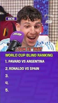 CHAOS at this 2018 FIFA World Cup GOALS BLIND RANKING 🤯 #ad #football