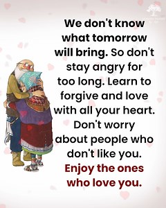 We don't know what tomorrow will bring | Lessons Taught By Life