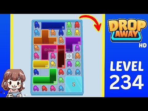 Drop Away Level 234 Solution Walkthrough