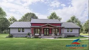 Take a virtual tour of Plan 9401-00114! With 2,486 sq. ft., this Barn house plan has 3 bedrooms, 2.5 bathrooms, a safe room, a large walk-in closet, and a study. View more about this Barndominium house plan on our website: https://buff.ly/3bJ5XwT Find additional virtual tours here: https://buff.ly/2KNo4EN | America's Best House Plans