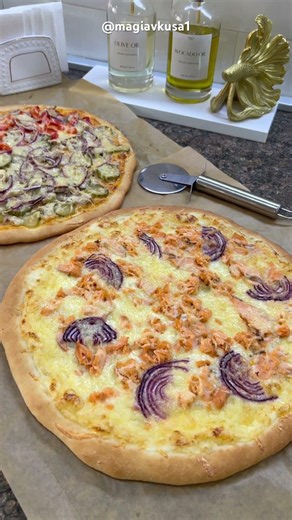 Идеальное тесто для пиццы 🍕 без раскатки