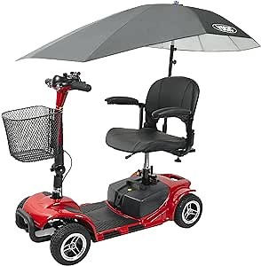 VOCIC Mobility-Scooters-for-Adults, Foldable Powered Mobility Scooter, Folding Electric Wheelchairs for Adults Seniors, Electric Wheelchair, All Terrain, 4 Wheel Motorized Scooter with Seat-Canopy