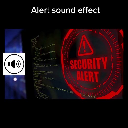 Alert Sound Effect for Warnings and Notifications