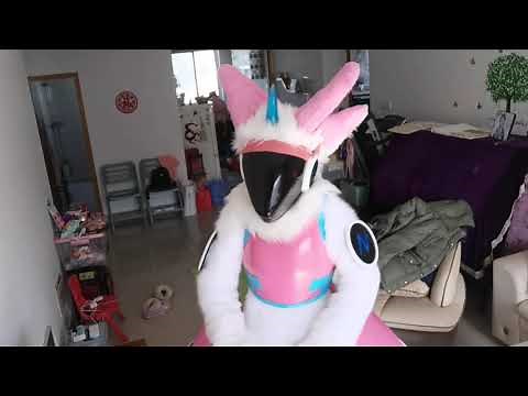 【Fursuit】China🇨🇳 Protogen full Fursuit"Ruby" #furry #fursuit #protogen #protogenfursuit