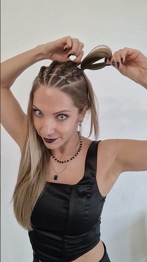 EASY HALLOWEEN hairstyle SPIDER WEB 2025 😈 new haloween hairstyles idea - spider queen HAIR TUTORIAL