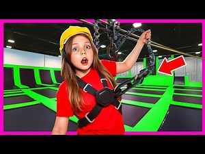 Facing My Fears! 😱 Trampoline Park Edition on Christmas Eve! 🎄