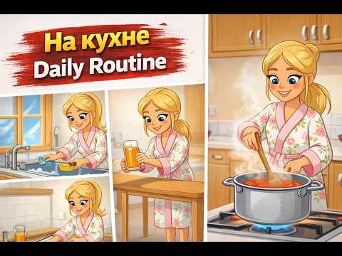 Speak Russian Every Day 🗣️ | Beginner Russian – Kitchen Routine