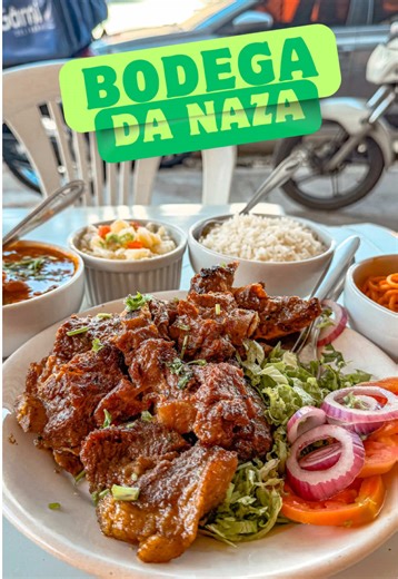 Vim provar a costela no bafo aqui na bodega da naza... Gosto demais de achar lugar assim escondido, é sempre uma surpresa 😍👏🏼 📍Bodega da naza fica na rua do passaporte do fugencio no poço #maceio #asmr #almoço