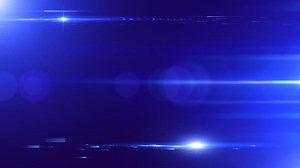 Download Abstract blue light background with bright lights and lens flares for free