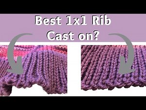 A Better Looking Rib Cast On | E-Wrap 1x1 Ribbing Cast On for Knitting Machine