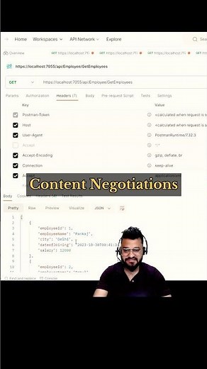 #day82 - What is Content Negotiation in Web API and how to implement it ? #coding #restapi #dotnet