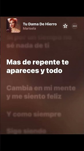 Tu dama de Hierro - Marisela #tudamadehierro #marisela #applemusic #lyrics #fyppp