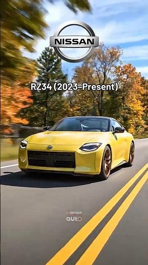 Nissan Z Series Evolution (1969–Present) #carevolution