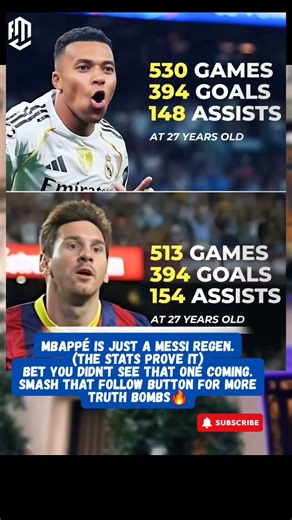 Messi vs. Mbappé at 27 ⁉️ The Ultimate Comparison