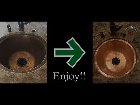 How to Restore & Seal Copper Sinks with ProtectaClear