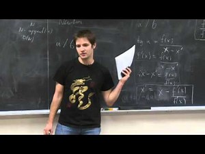 Recitation 12: Karatsuba Multiplication, Newton's Method