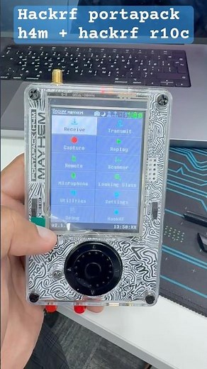 Hackrf r10c + portapack h4m the very latest models combined together #hackrf