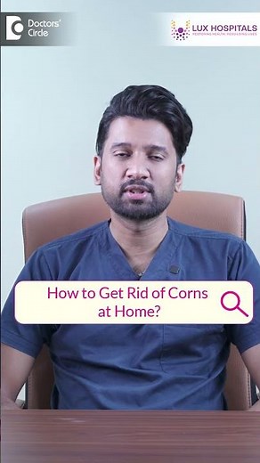 Foot corn removal | Home treatment of corns | Corn Cap|Corn remover pads #footcare-Dr.Abhishek Katha