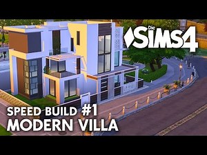 Grundriss | Die Sims 4 Haus bauen | Modern Villa #1 - Speed Build (deutsch)