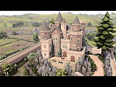HENFORD CASTLE 🏰 Castle Estate Kit | The Sims 4 Speed Build | No CC