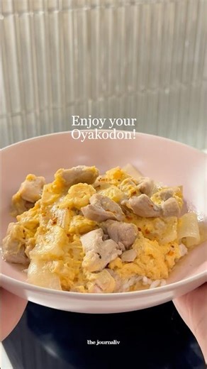 High protein meal: Oyakodon! (Chicken & Egg Rice Bowl) #easyrecipe #cooking #donburi #japanesefood
