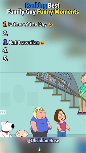 RANKING TOP 3 RANDOM FAMILY GUY MOMENTS