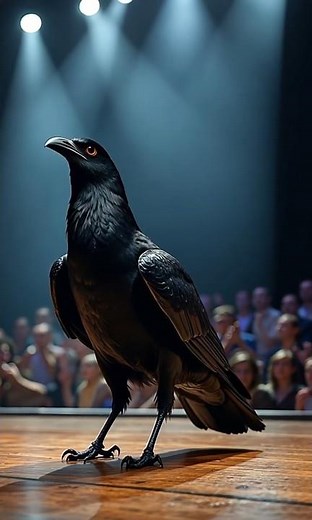 She Transformed Into a Crow in Broad Daylight – You Won’t Believe Your Eyes! 🐦✨#animalfusiondance