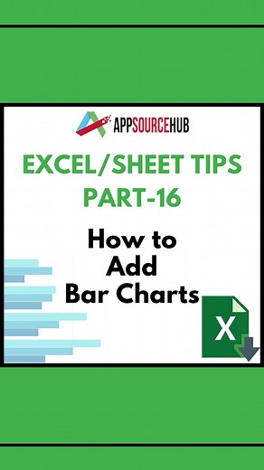 1.3K views · 3 comments | Excel/Sheets Tips Part-16: How to Add Bar...